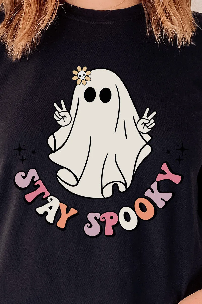 Stay Spooky Heavy Cotton Long Sleeve Adult T-Shirt