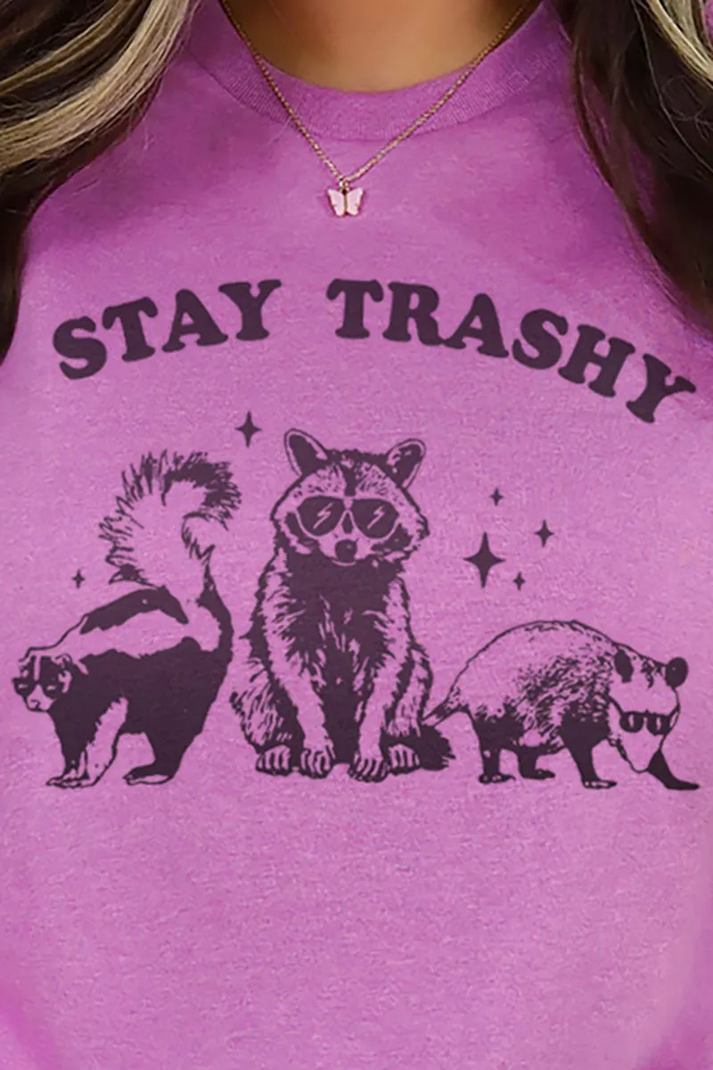 Stay Trashy Softstyle Adult T-Shirt
