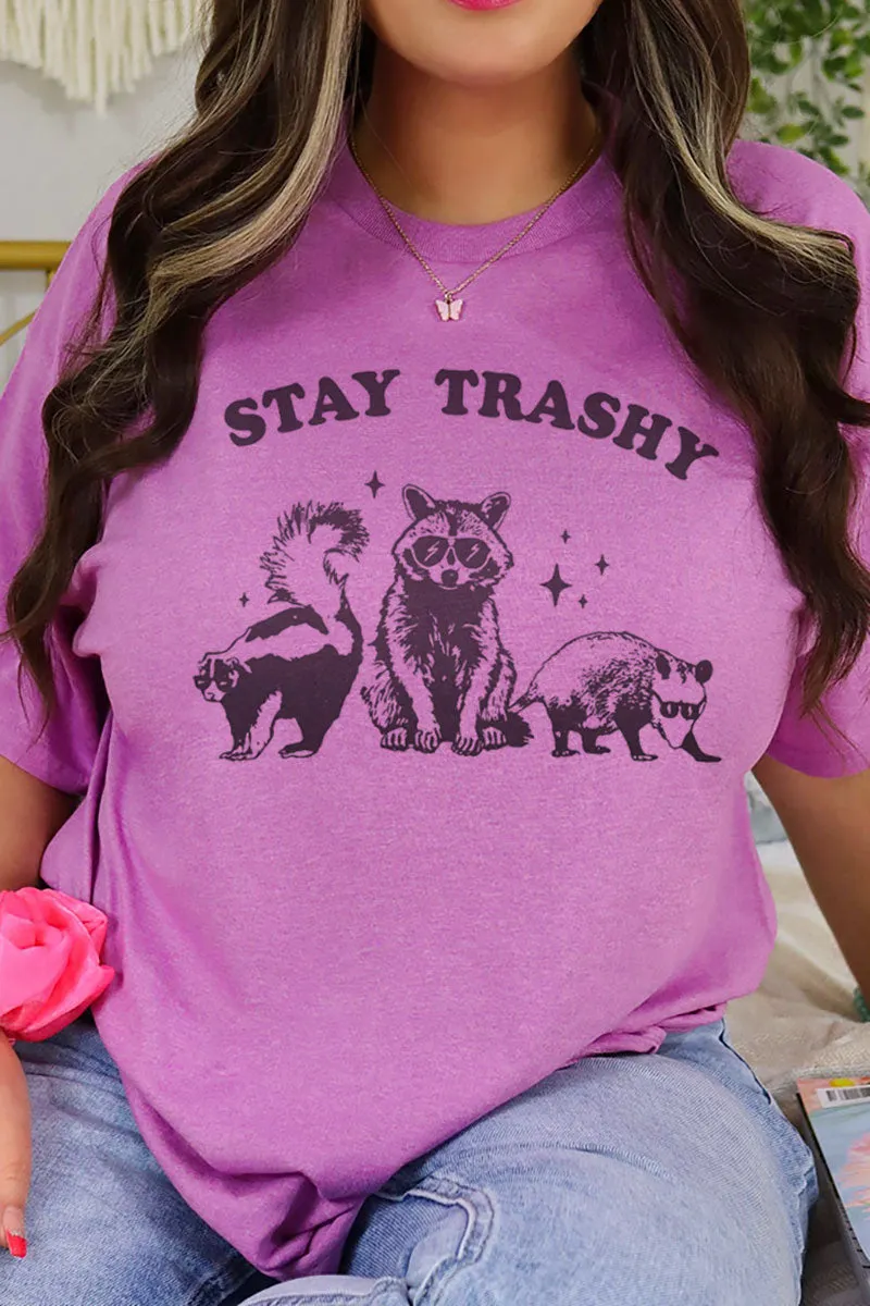 Stay Trashy Softstyle Adult T-Shirt