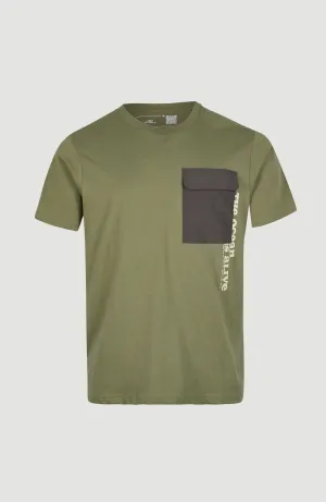 Stream T-Shirt | Deep Lichen Green