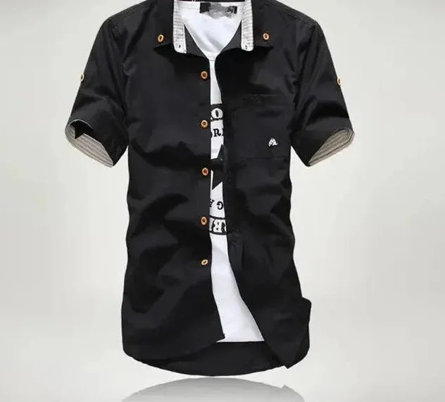 StyleKing Trendiges Sommer-Herrenhemd in Bonbonfarben