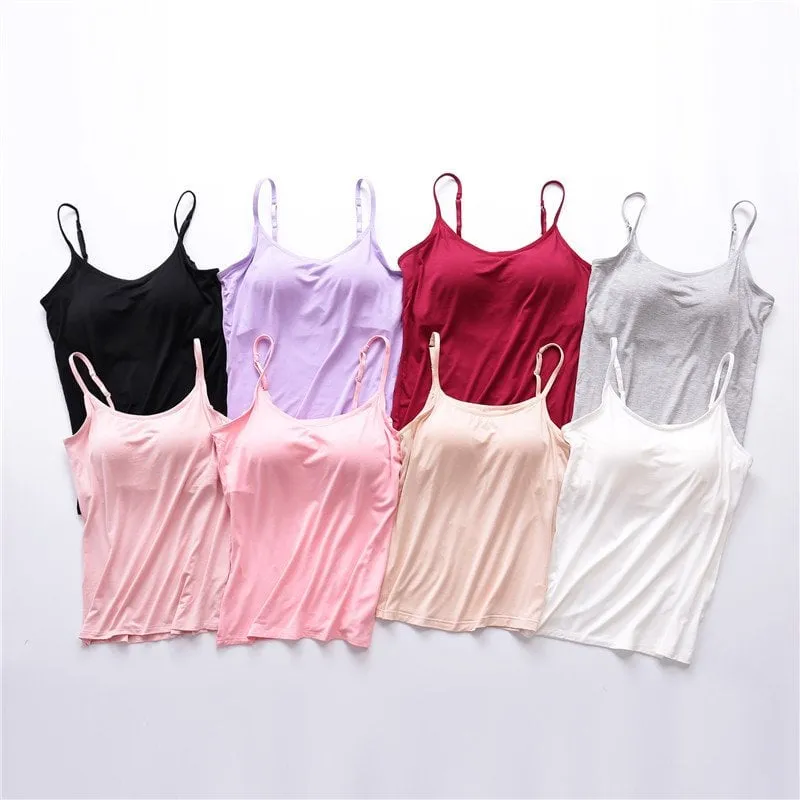 🔥Summer Sale 49% Off - Tank With Built-In Bra