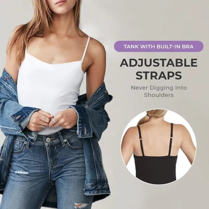 🔥Summer Sale 49% Off - Tank With Built-In Bra