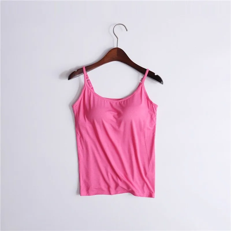 🔥Summer Sale 49% Off - Tank With Built-In Bra