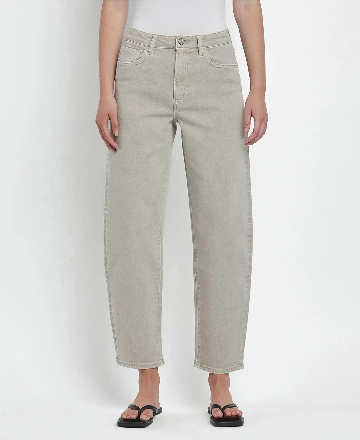 Super High Rise Slim Barrel Jeans
