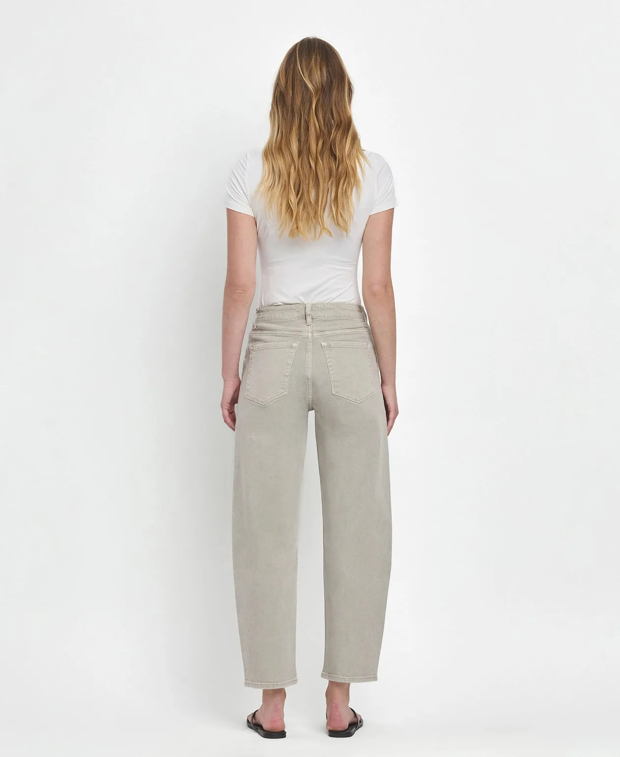 Super High Rise Slim Barrel Jeans