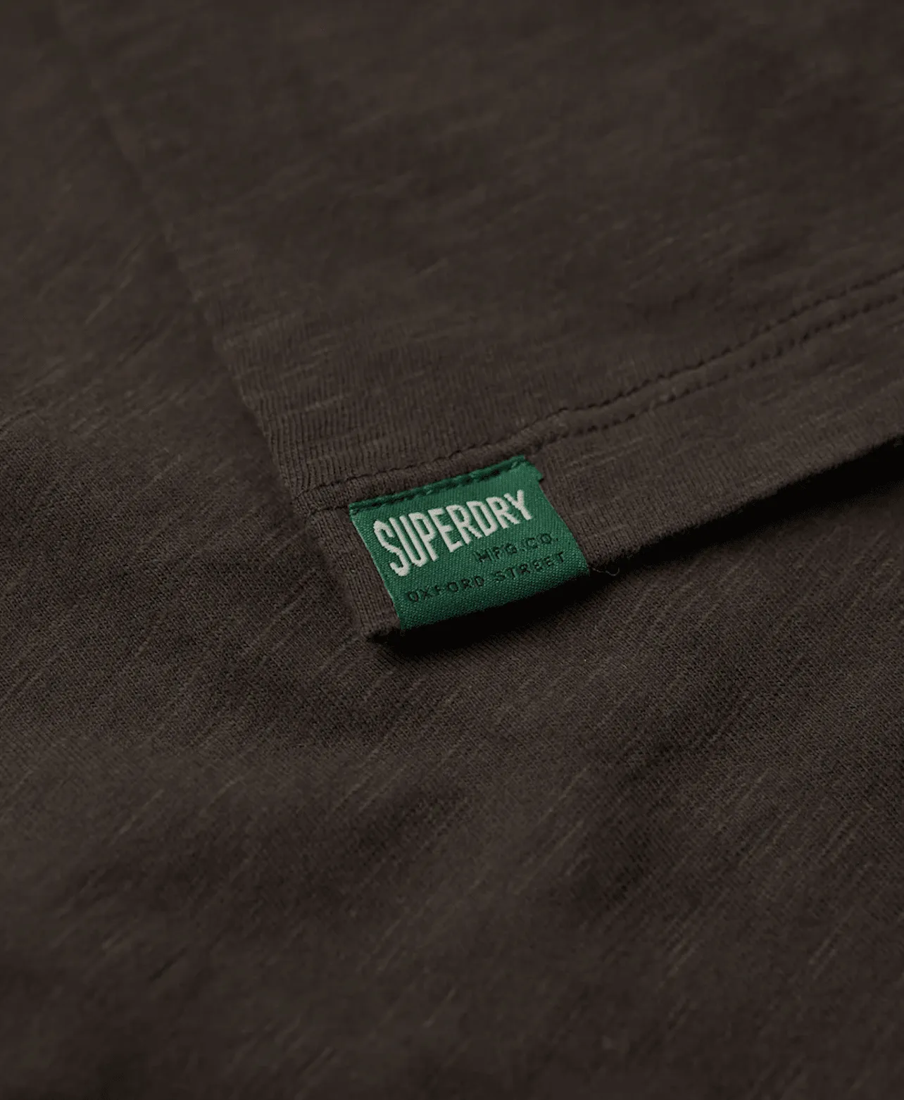 SUPERDRY Copper Label Workwear Tee - Vintage Black Slub