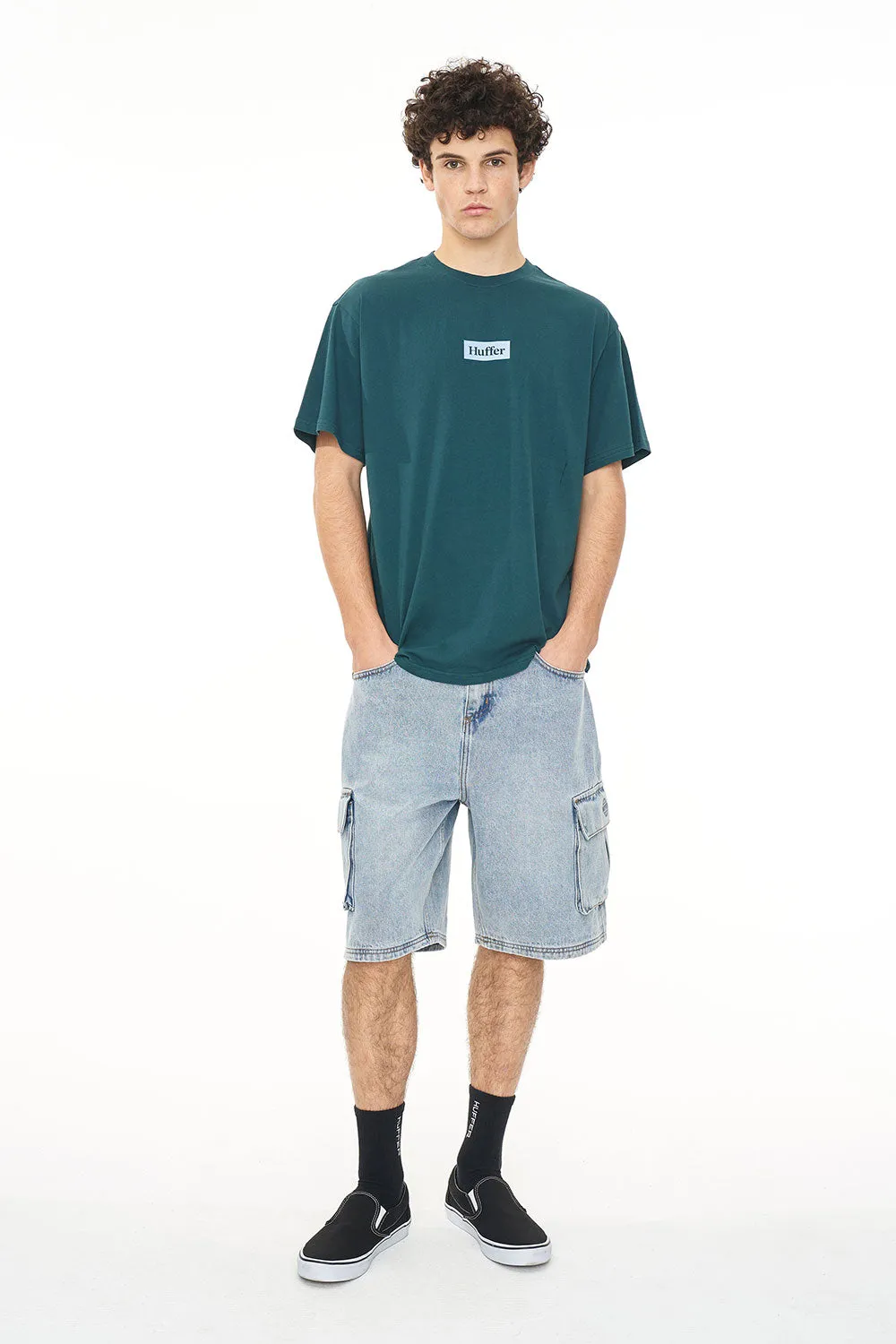 Supp Tee 190/Boxed In - Emerald