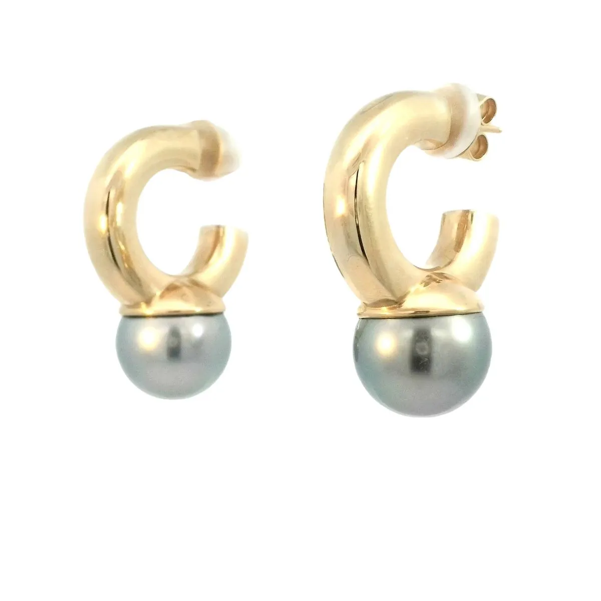 Tahitian Chubby Hoops