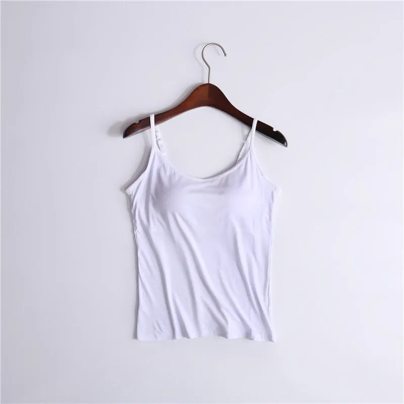 Tank Top With Built-In Bra