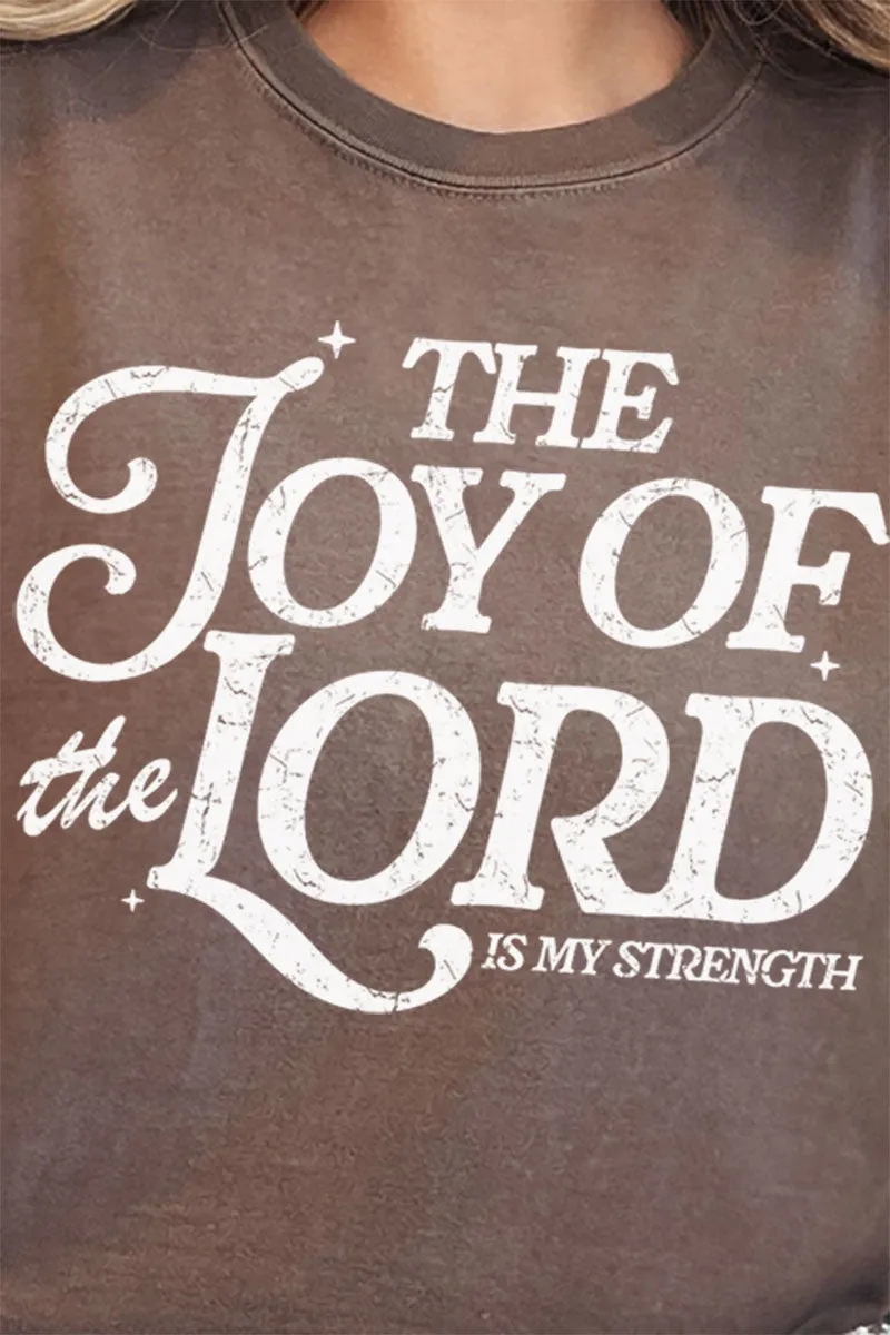 The Joy Of The Lord Comfort Colors Adult Ring-Spun Cotton Tee