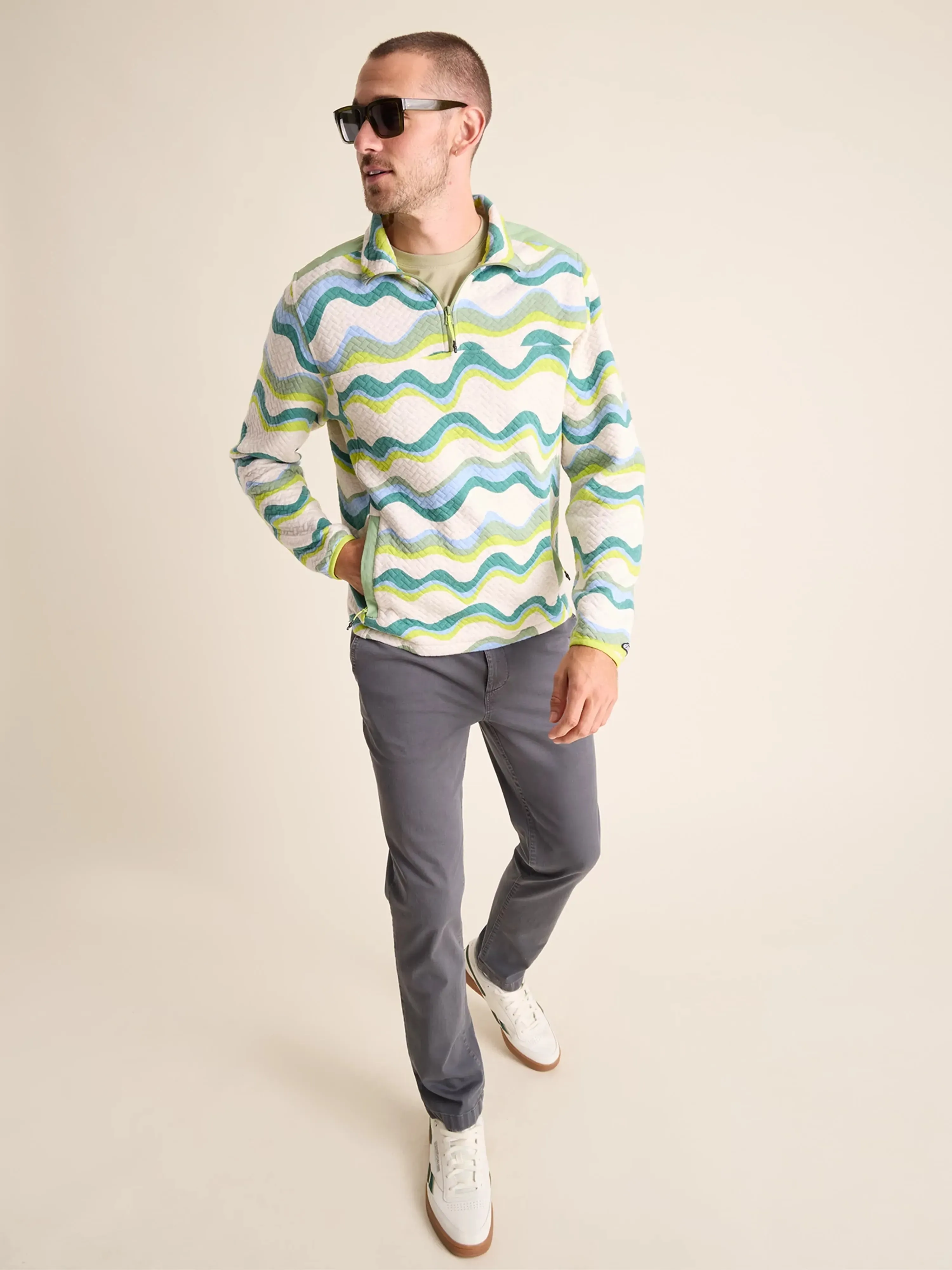 The Side Swipe (Quilted Quarter-Zip)