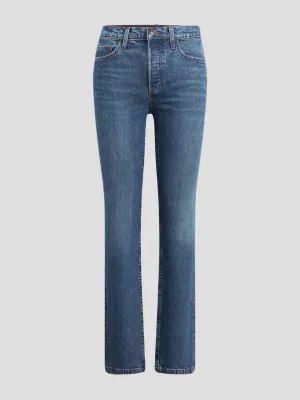 The Valentina Super High Rise Straight Jeans