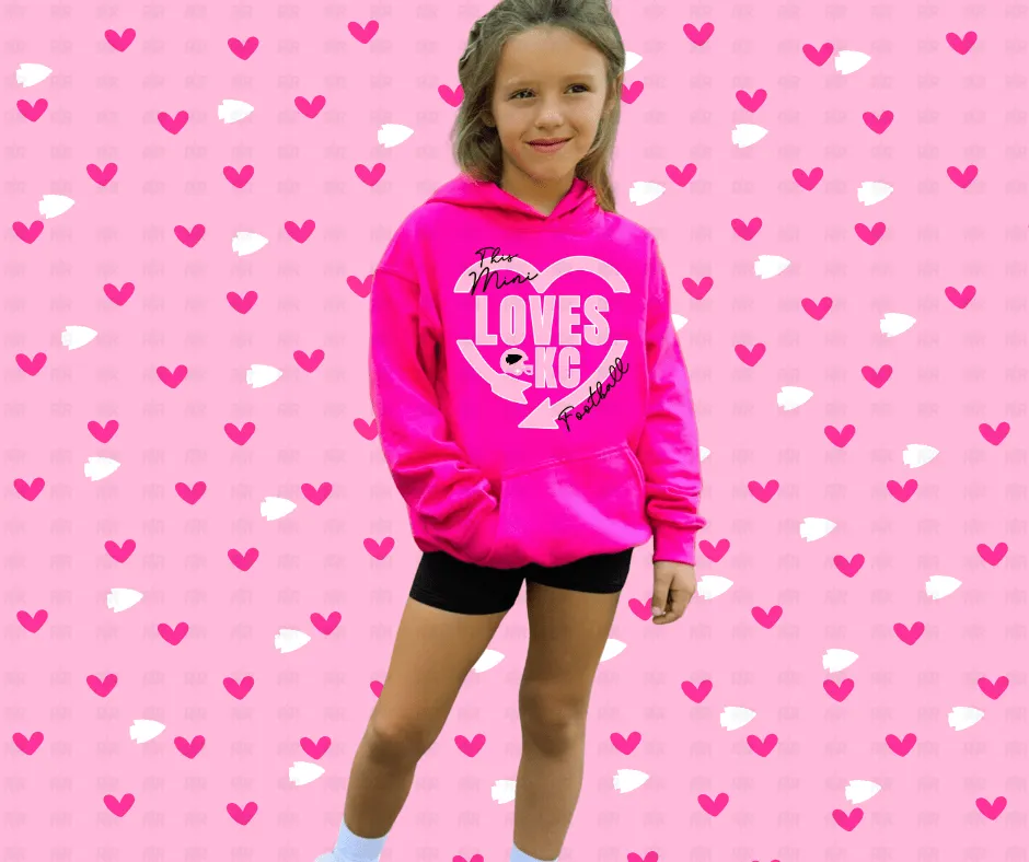 This CUSTOM NAME Loves KC Football Multiple Pink Styles (FINAL SALE)