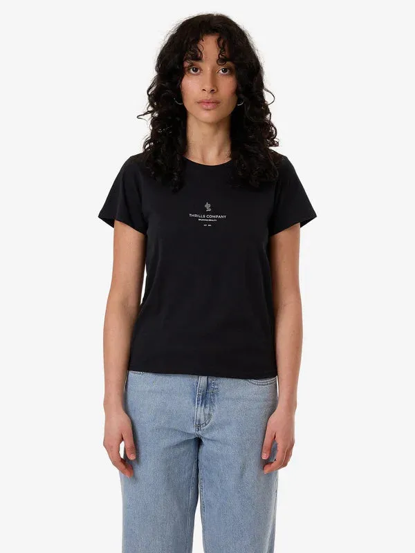 THRILLS INSIGNIA EVERYDAY TEE WASHED BLACK