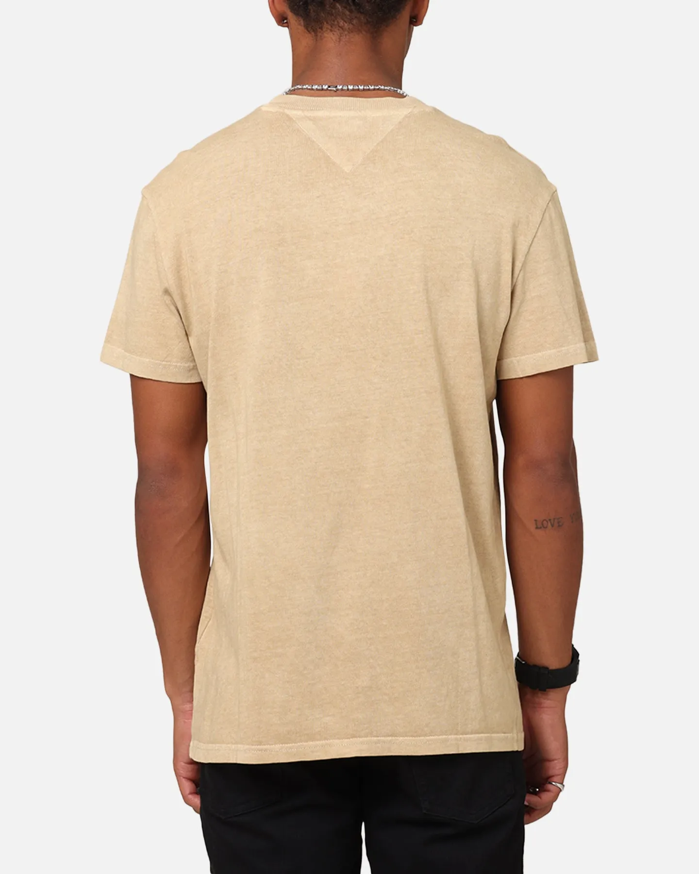 Tommy Jeans Regular Vintage Varsity T-Shirt Tan