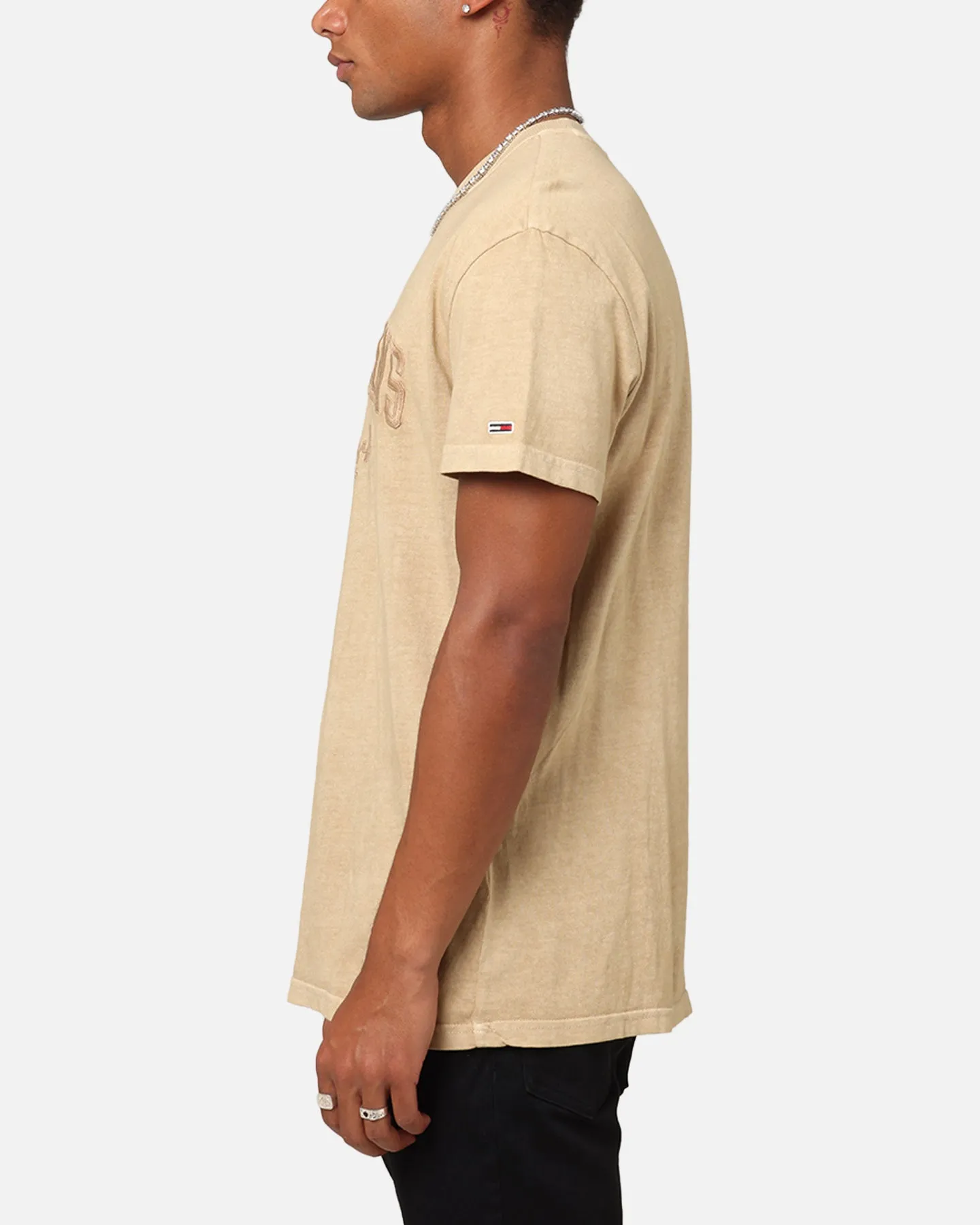 Tommy Jeans Regular Vintage Varsity T-Shirt Tan