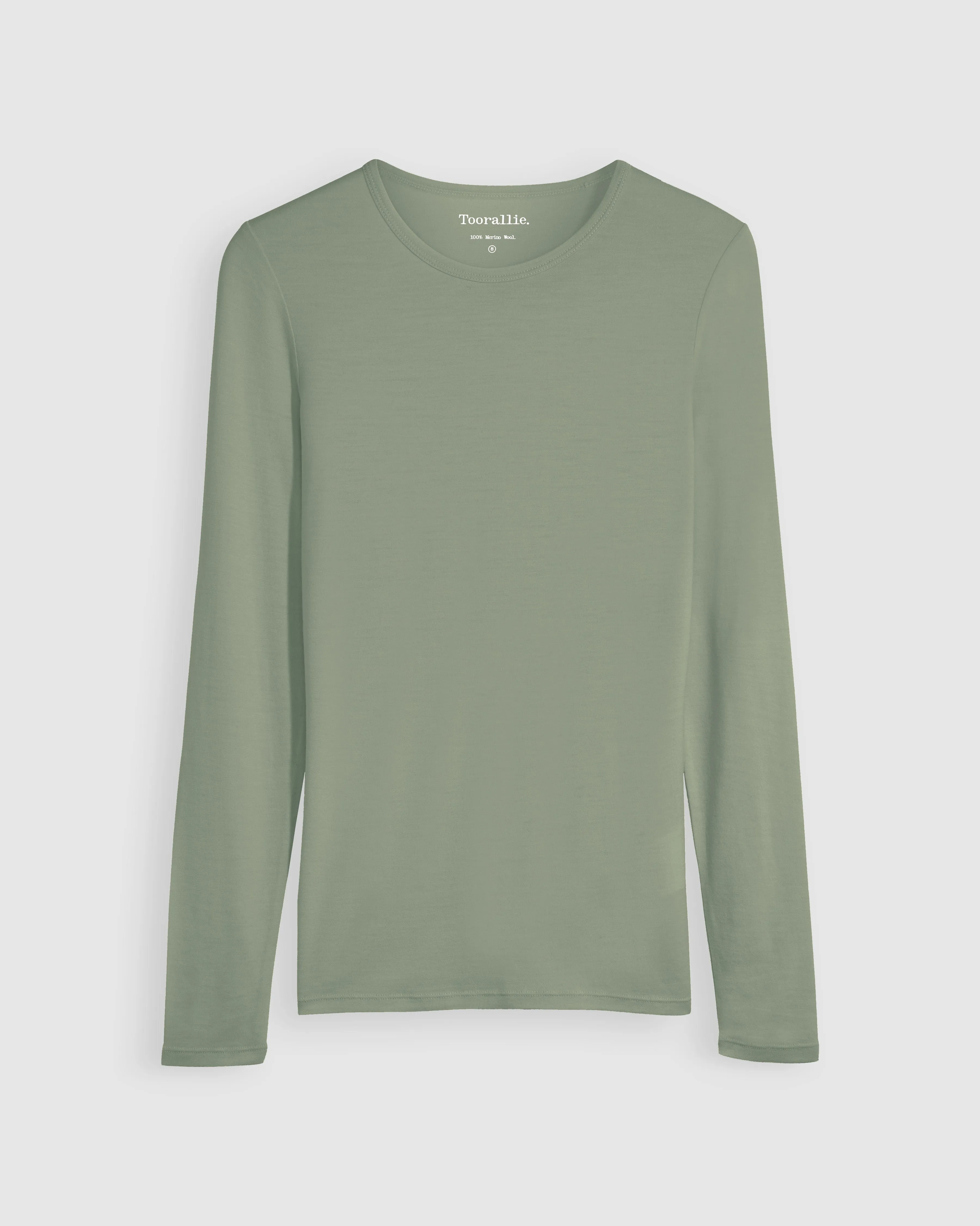 Toorallie. II Crew Merino Tee - sage green