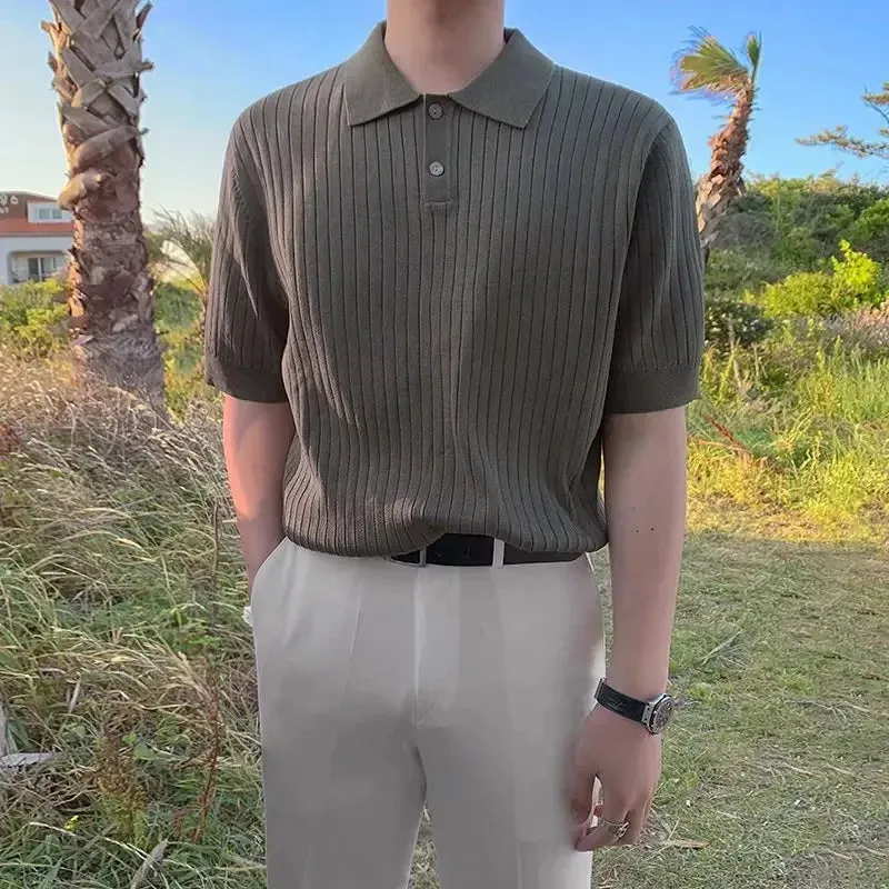TrendHerren Sommer-Polo mit Reverskragen