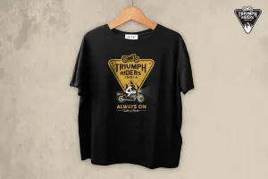 Triumph Riders India T-Shirts printed (Black)