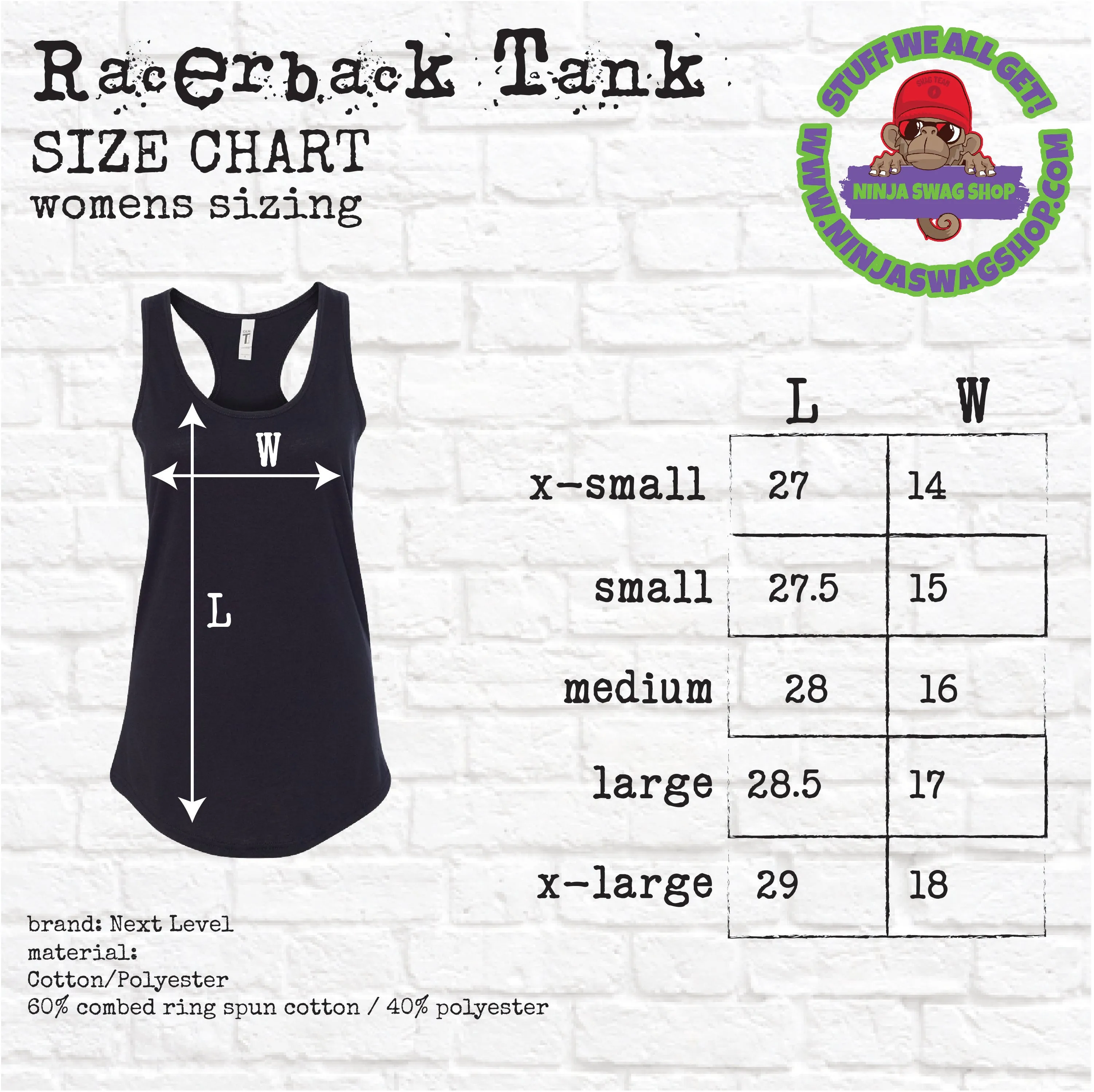 Tru Chalk Women's Racerback  Training Tank Top