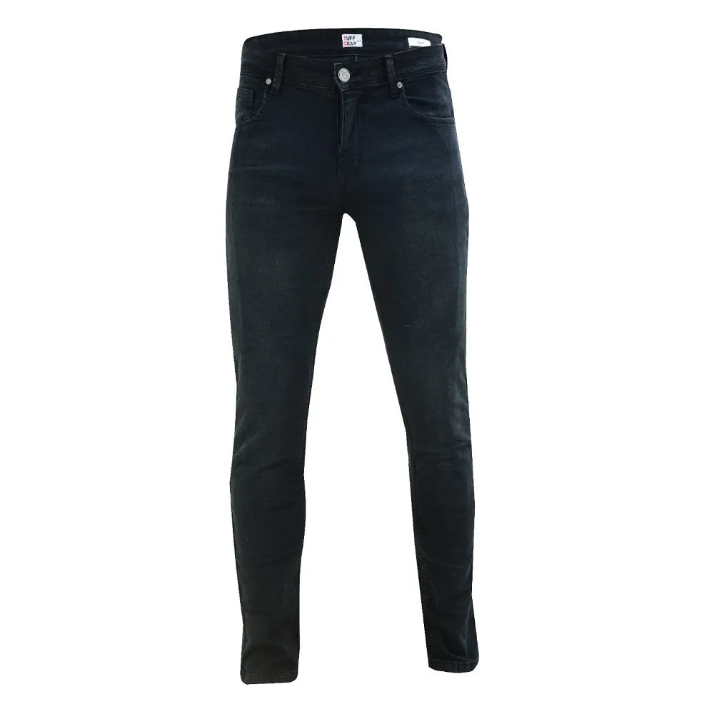 Tuff Gear Motorcycle Premium Straight Fit Black Jeans Lined with DuPont™ Kevlar®