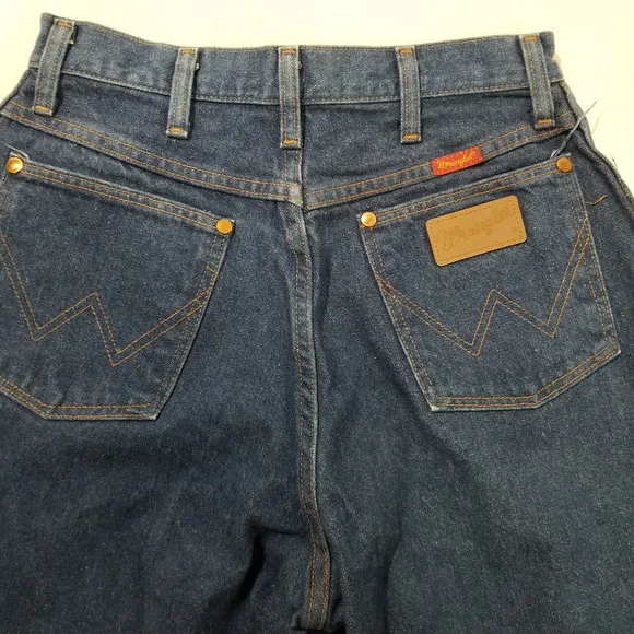 Vintage Wrangler Jeans Womens 11/12 (28x34) Blue 90s Denim 12MWZG High Rise