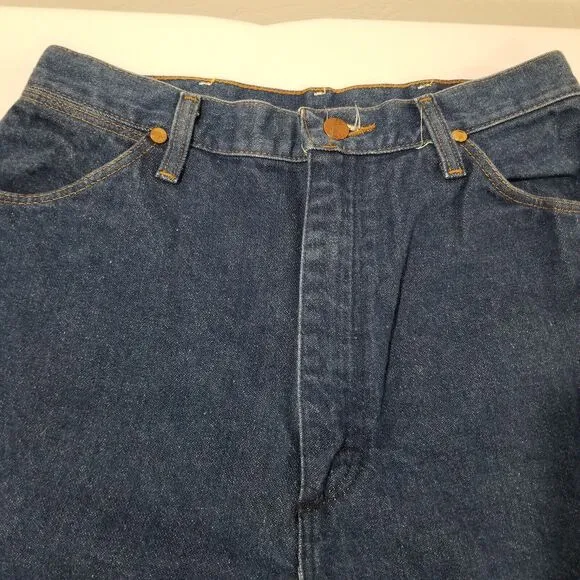 Vintage Wrangler Jeans Womens 11/12 (28x34) Blue 90s Denim 12MWZG High Rise