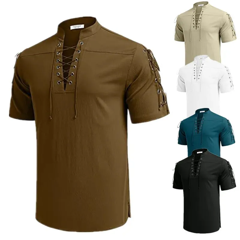 VividWear Herren V-Ausschnitt-Shirt