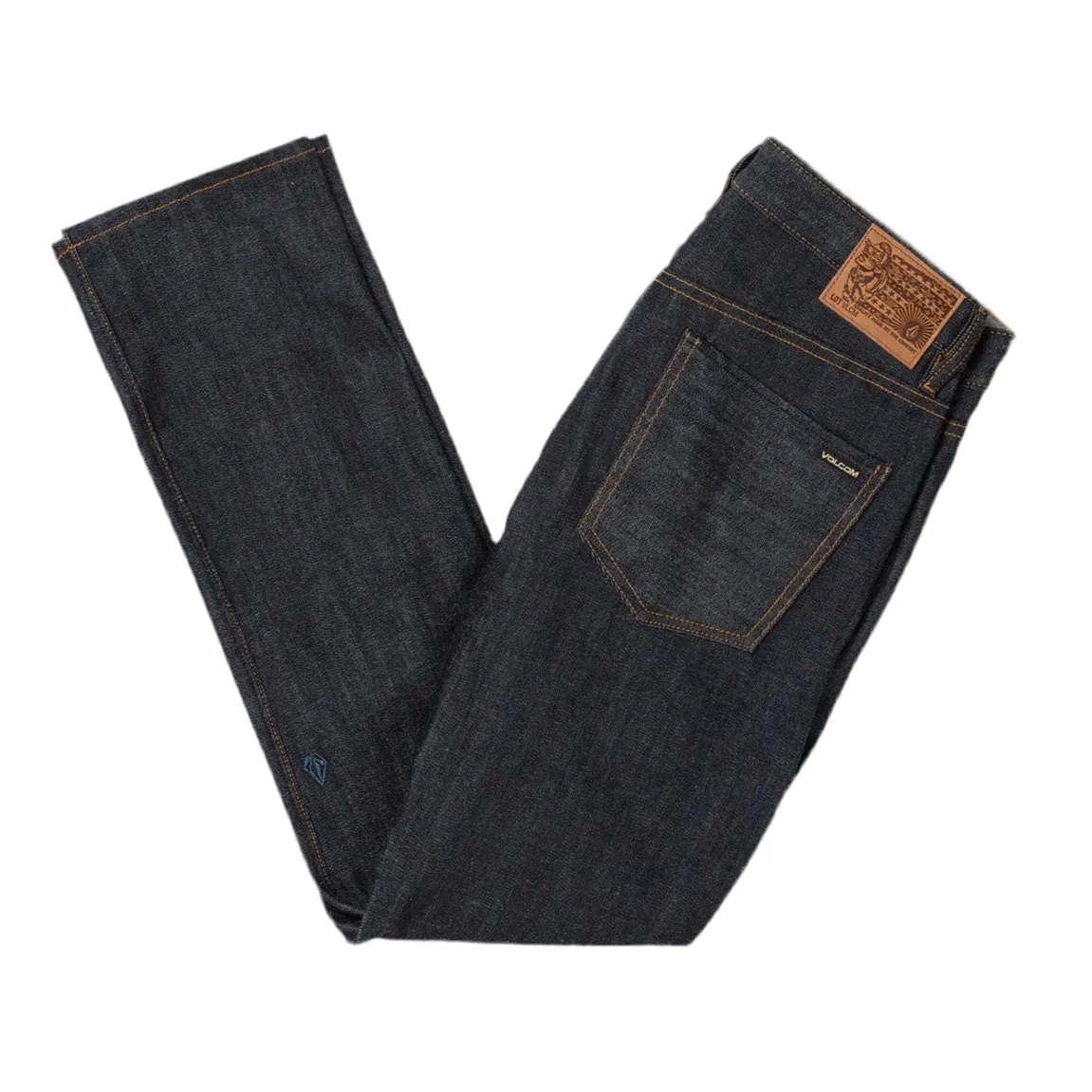 VOLCOM VORTA DENIM 15" LEG RINSE BLUE WASH