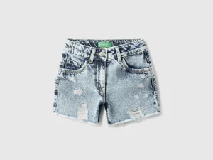 Washed Regular Fit Shorts