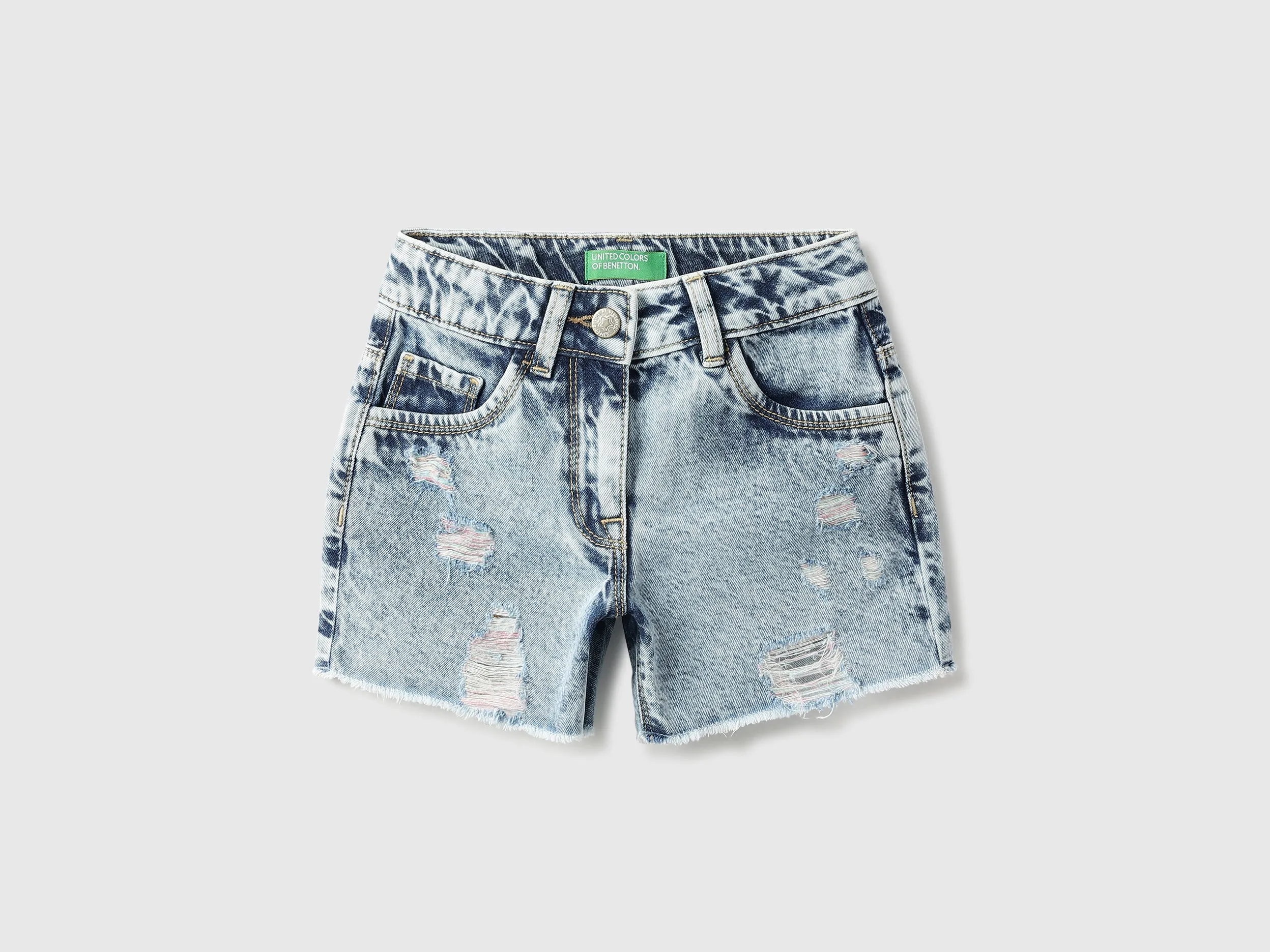 Washed Regular Fit Shorts