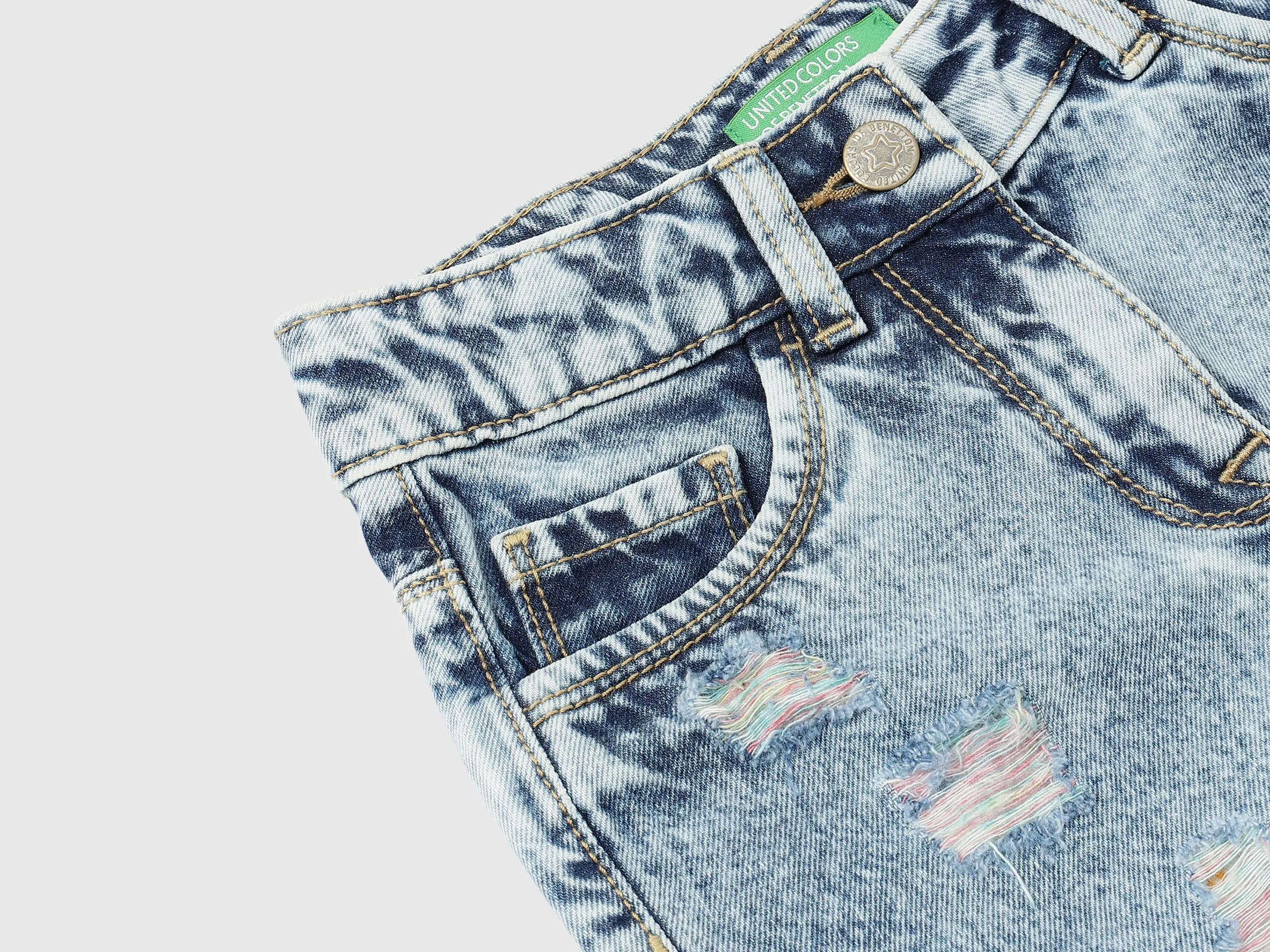 Washed Regular Fit Shorts