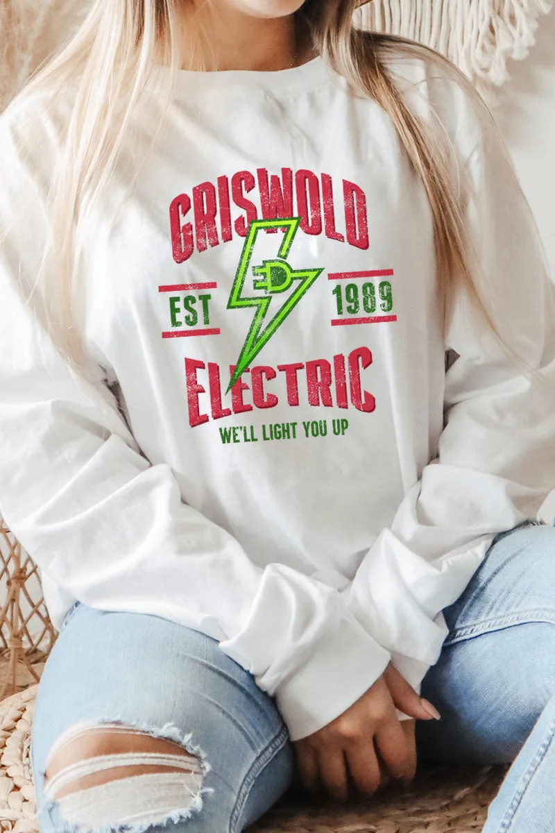 We'll Light You Up Heavy Cotton Long Sleeve Adult T-Shirt