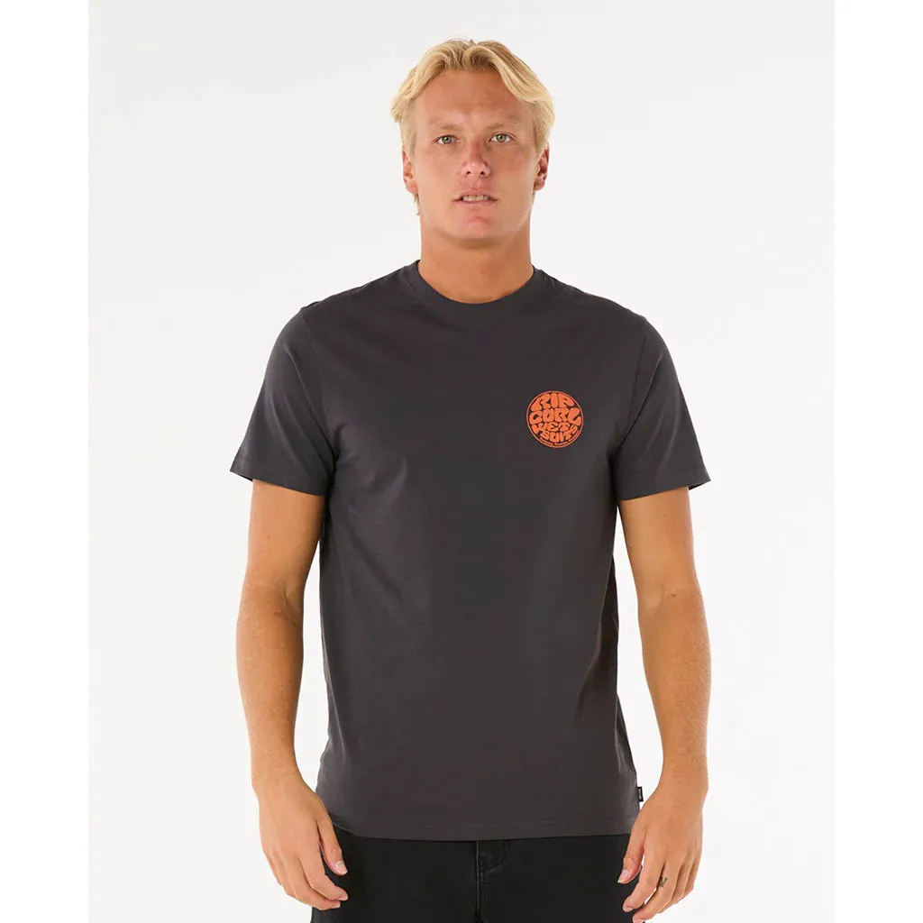 Wettie Icon Tee - Washed Black
