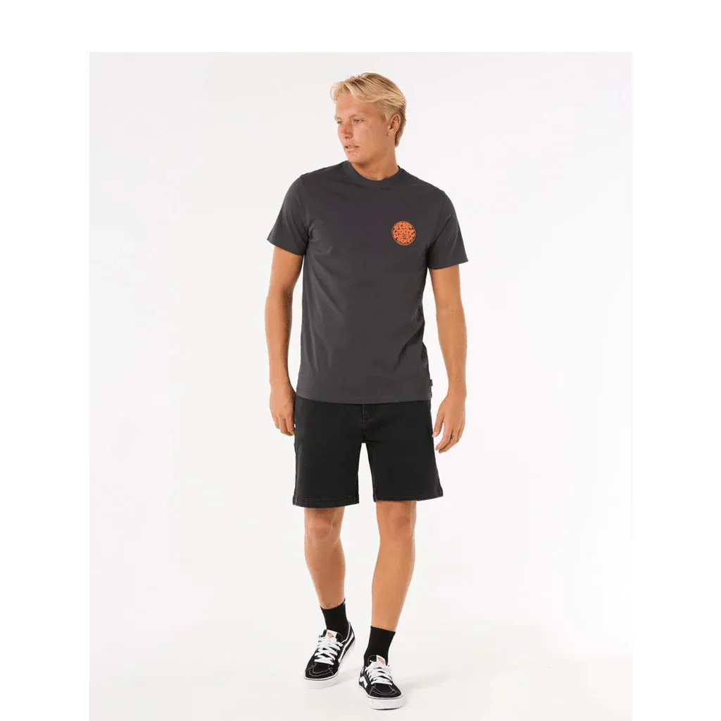 Wettie Icon Tee - Washed Black