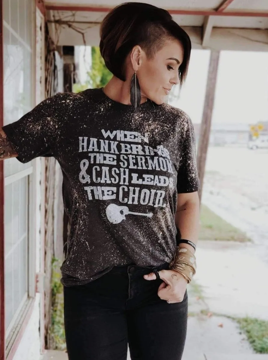 When Hank Brings the Sermon & Cash Leads the Choir | Unisex T-Shirt | Ruby’s Rubbish®