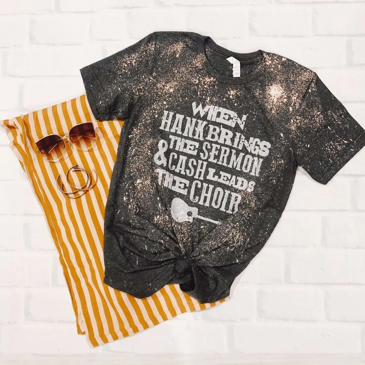 When Hank Brings the Sermon & Cash Leads the Choir | Unisex T-Shirt | Ruby’s Rubbish®