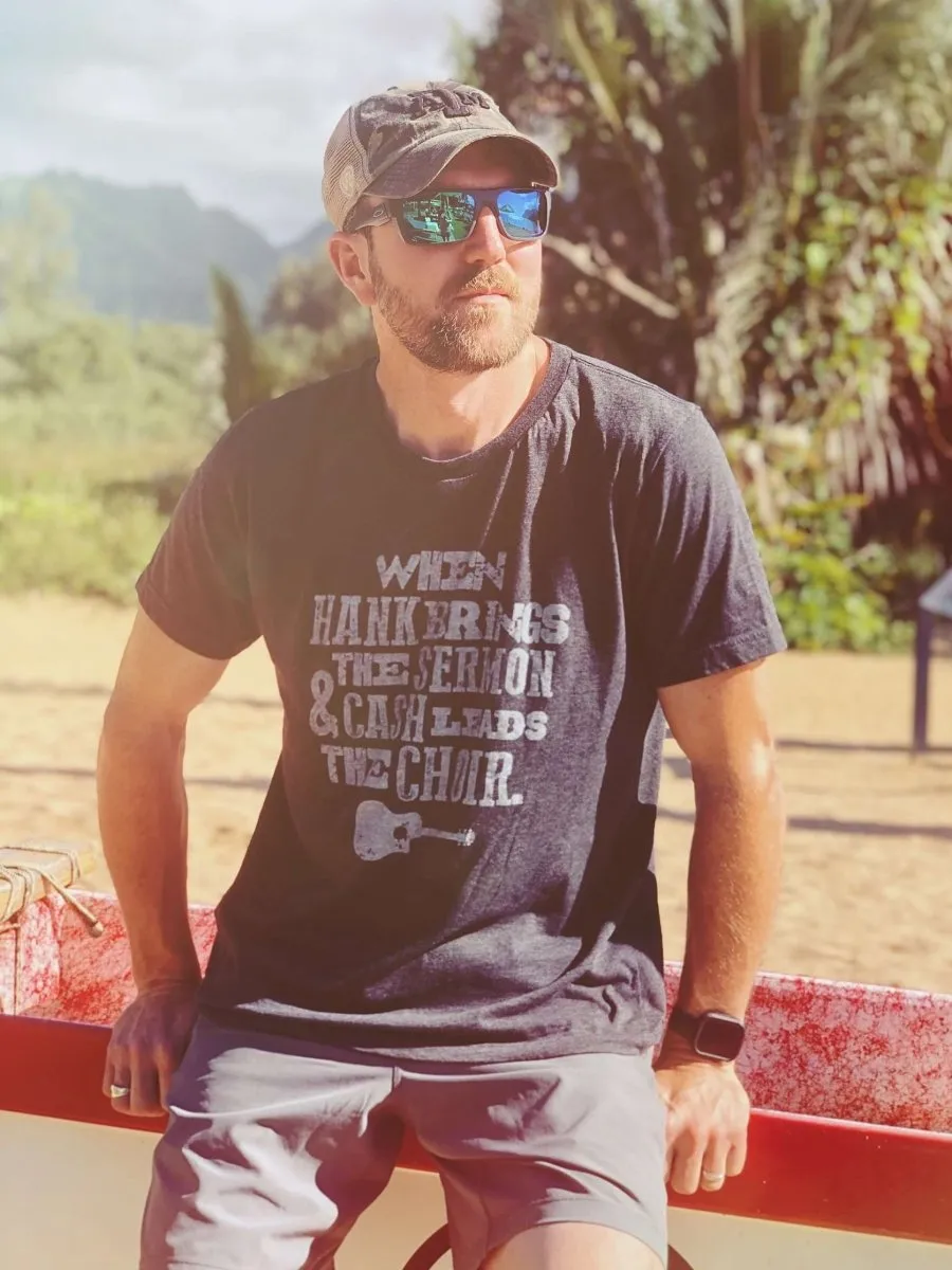 When Hank Brings the Sermon & Cash Leads the Choir | Unisex T-Shirt | Ruby’s Rubbish®