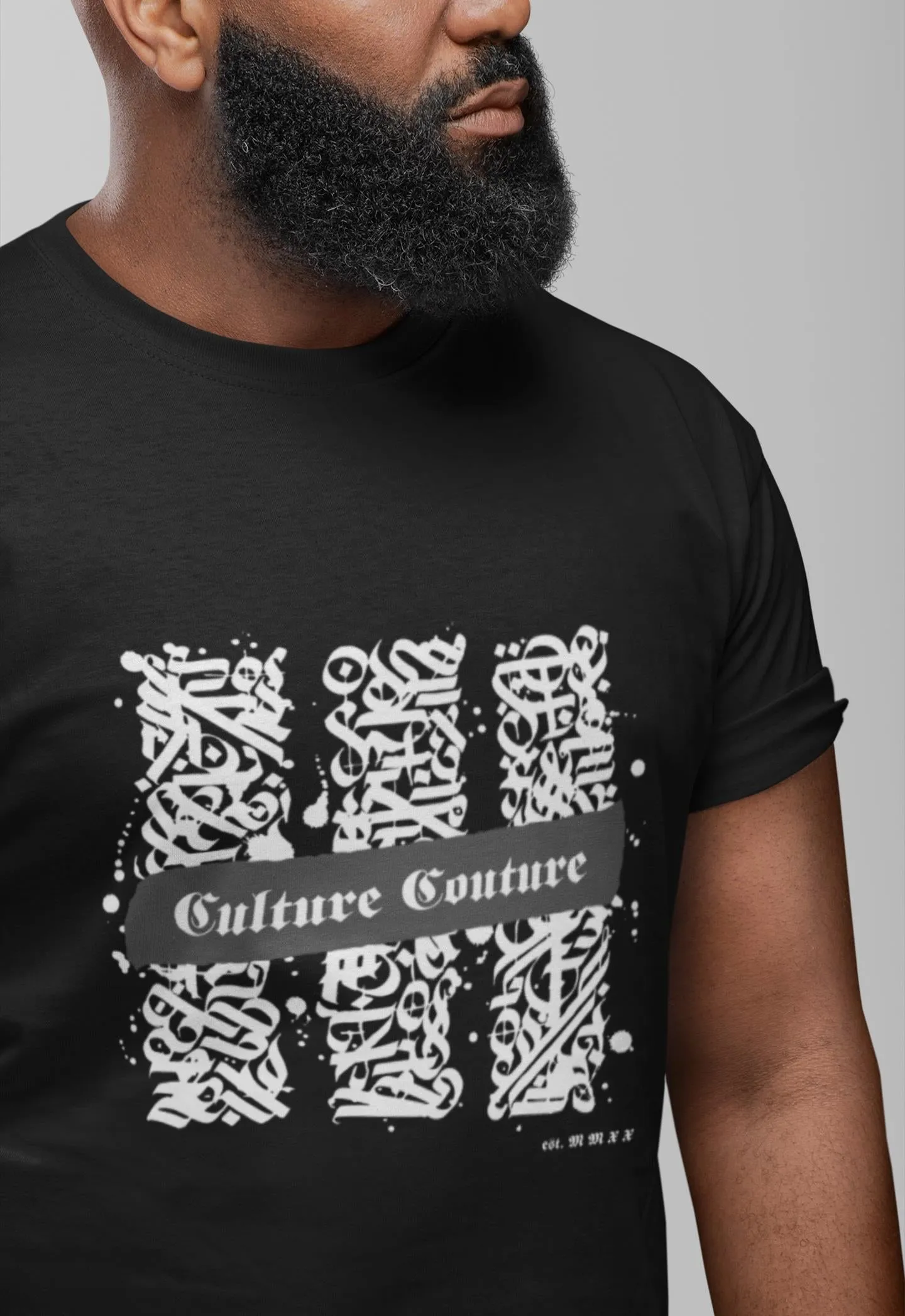 White Lines T-Shirt/Black
