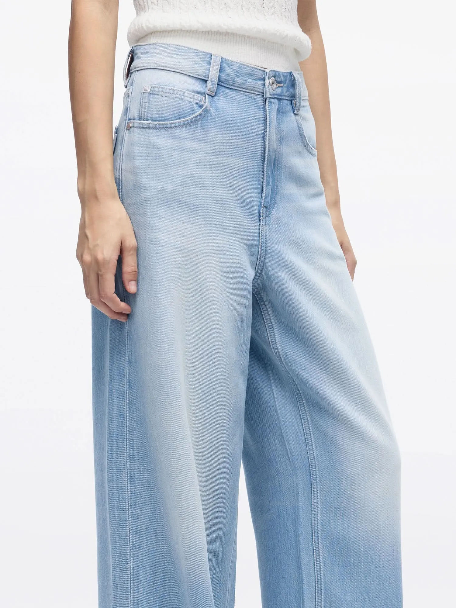 Wide-leg Denim Jeans-270