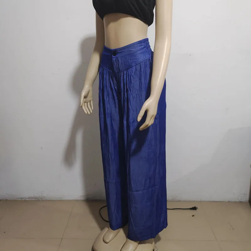 Wide-leg High-waisted Jeans