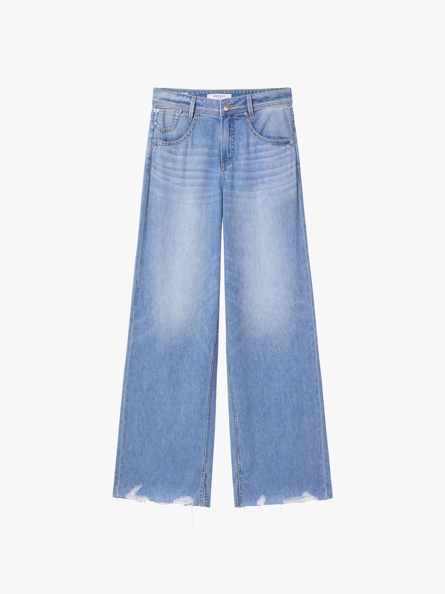 Wide-Leg Ripped Jeans-270
