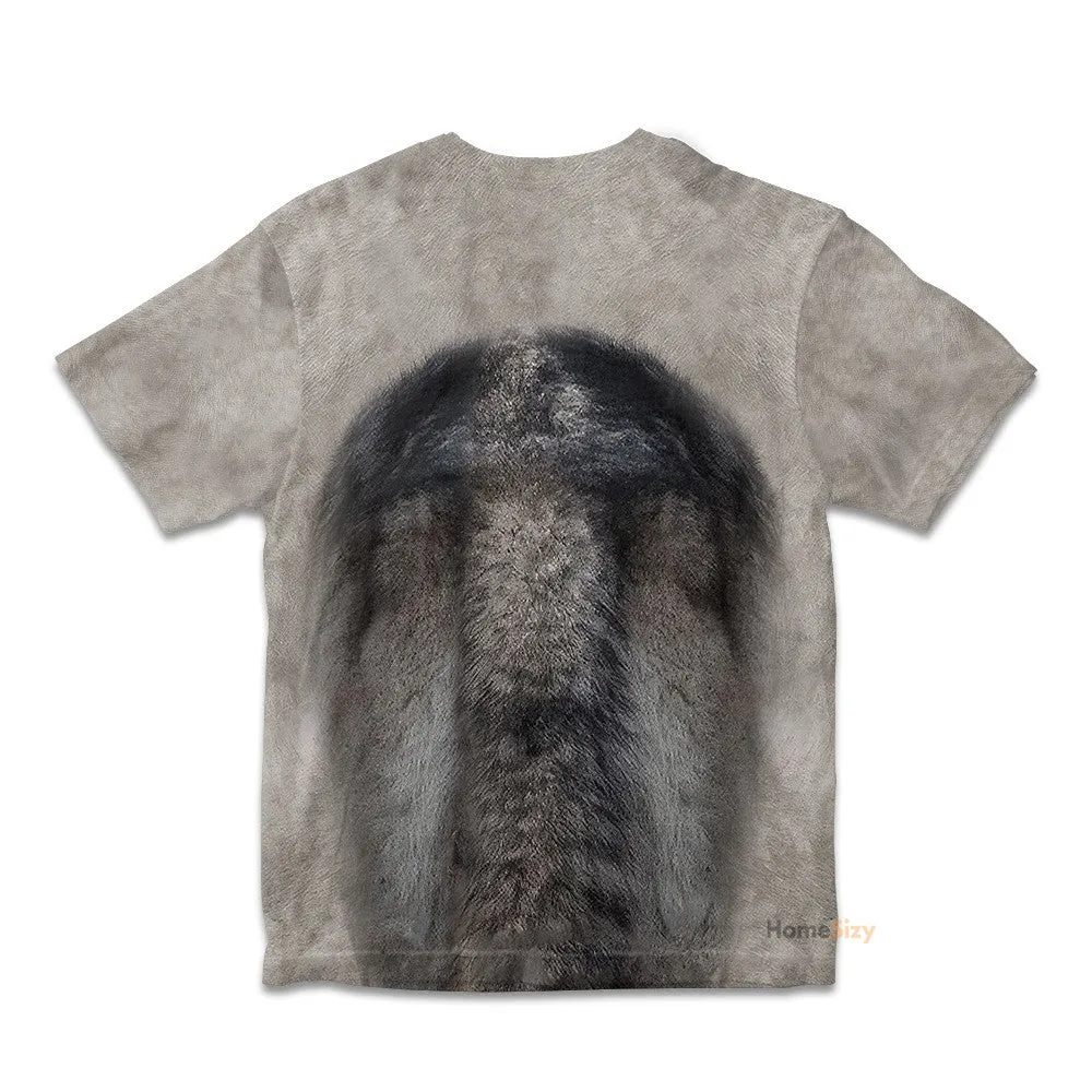 Wolf - 3D Kid Tshirt QT306206Hf