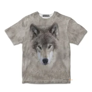 Wolf - 3D Kid Tshirt QT306206Hf