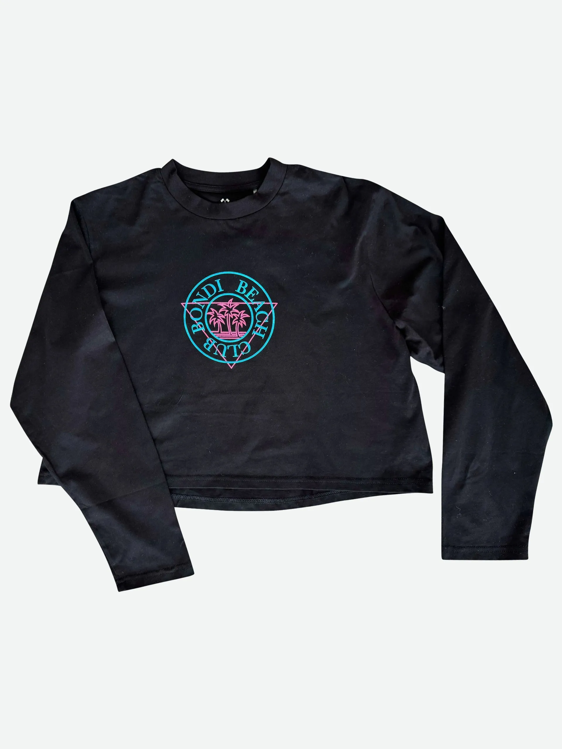 Women's Beach Club LS Tee (Black)