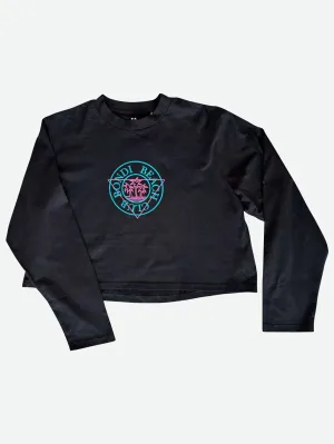 Women's Beach Club LS Tee (Black)
