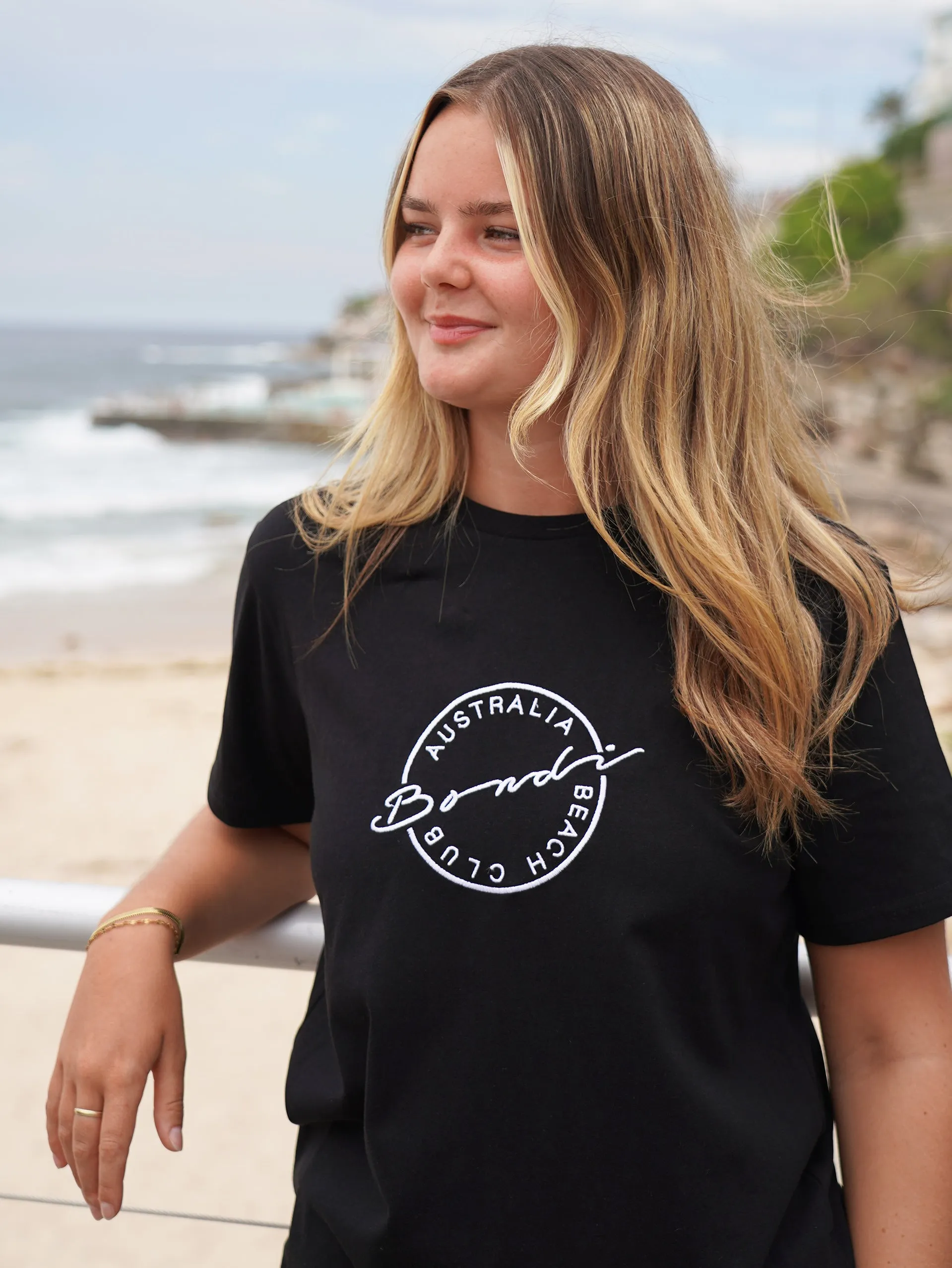 Women's Bondi Locals Tee (Black)