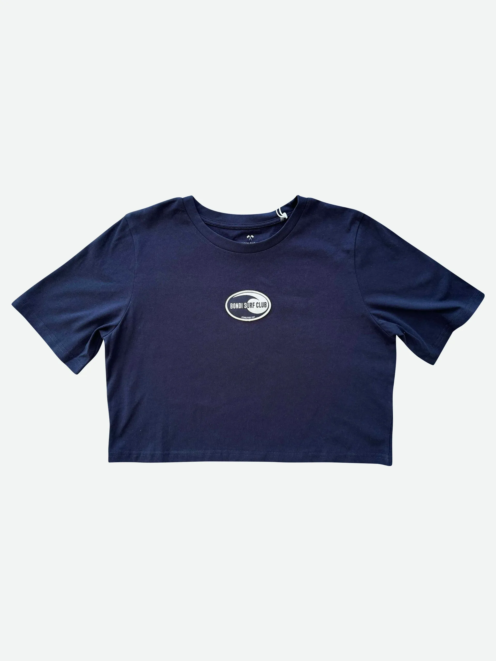 Women's BSC Crop Tee (Navy)