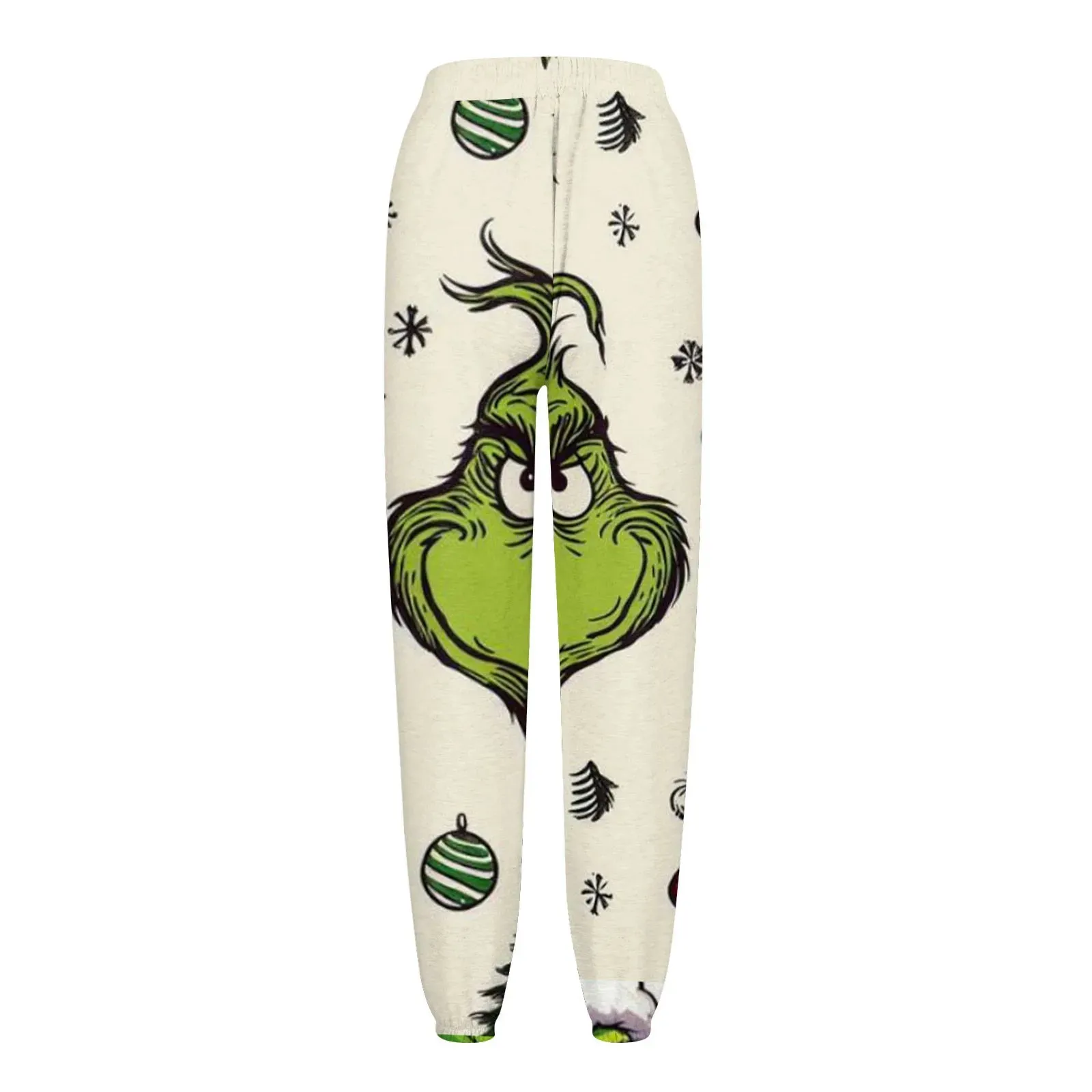 Women'S Casual Fashion Christmas Printed Casual Sweatpants Elastic Waist Drawstring Pants Roupas Femininas  Plus Size Feminino